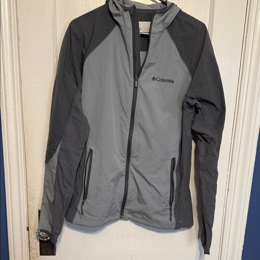Columbia Two-Tone Gray Hooded Jacket